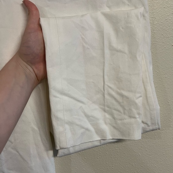 NWT Talbots White High-Waist Straight Dress Pants 6 - Picture 7 of 11